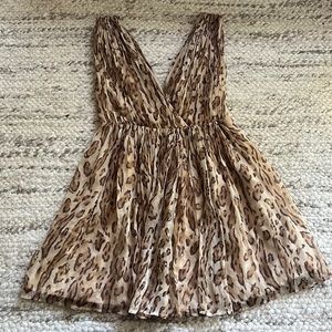 Mes Demoiselles Leopard Print Priscilla Dress